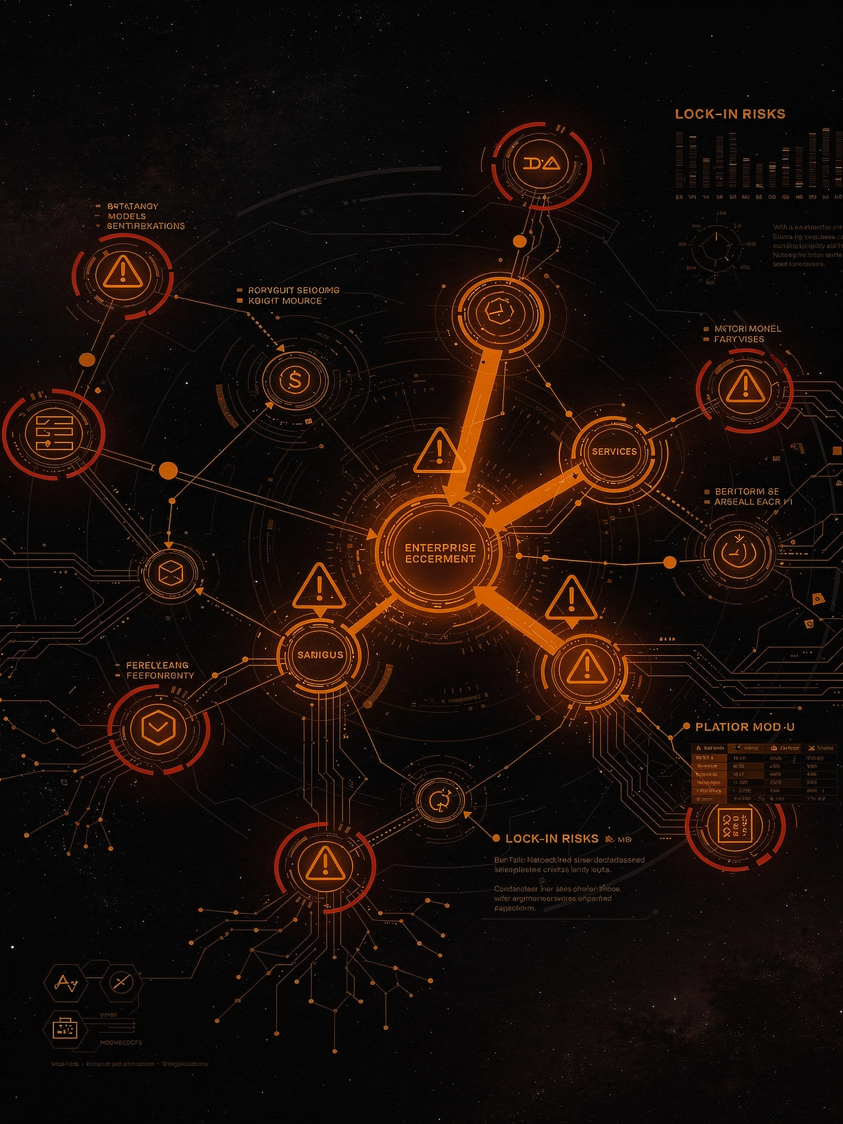 Enterprise lock-in diagram